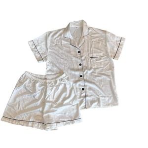 White Women's Pajama Set
